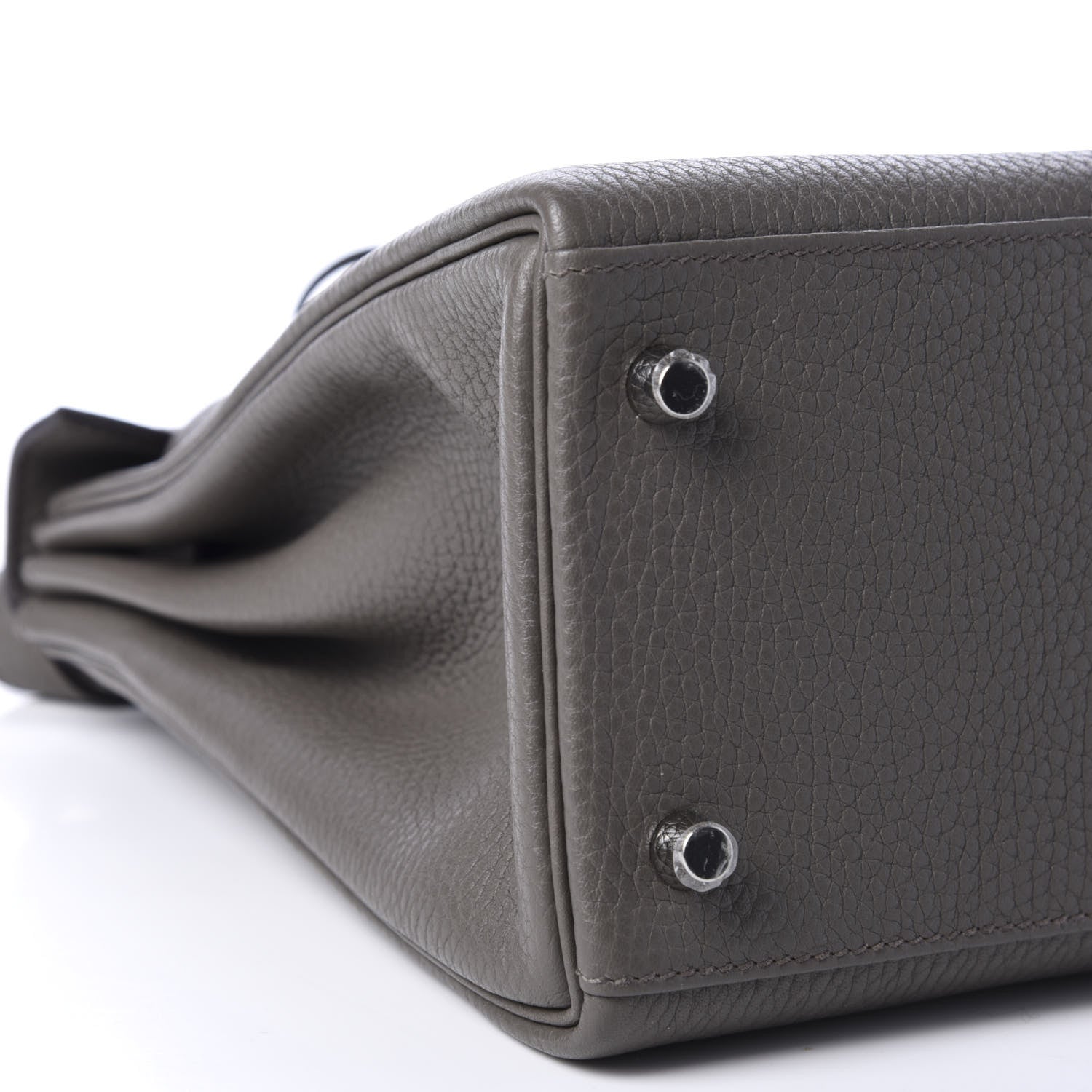Hermes Taurillon Clemence Kelly Retourne 25 Etain 7 of 12