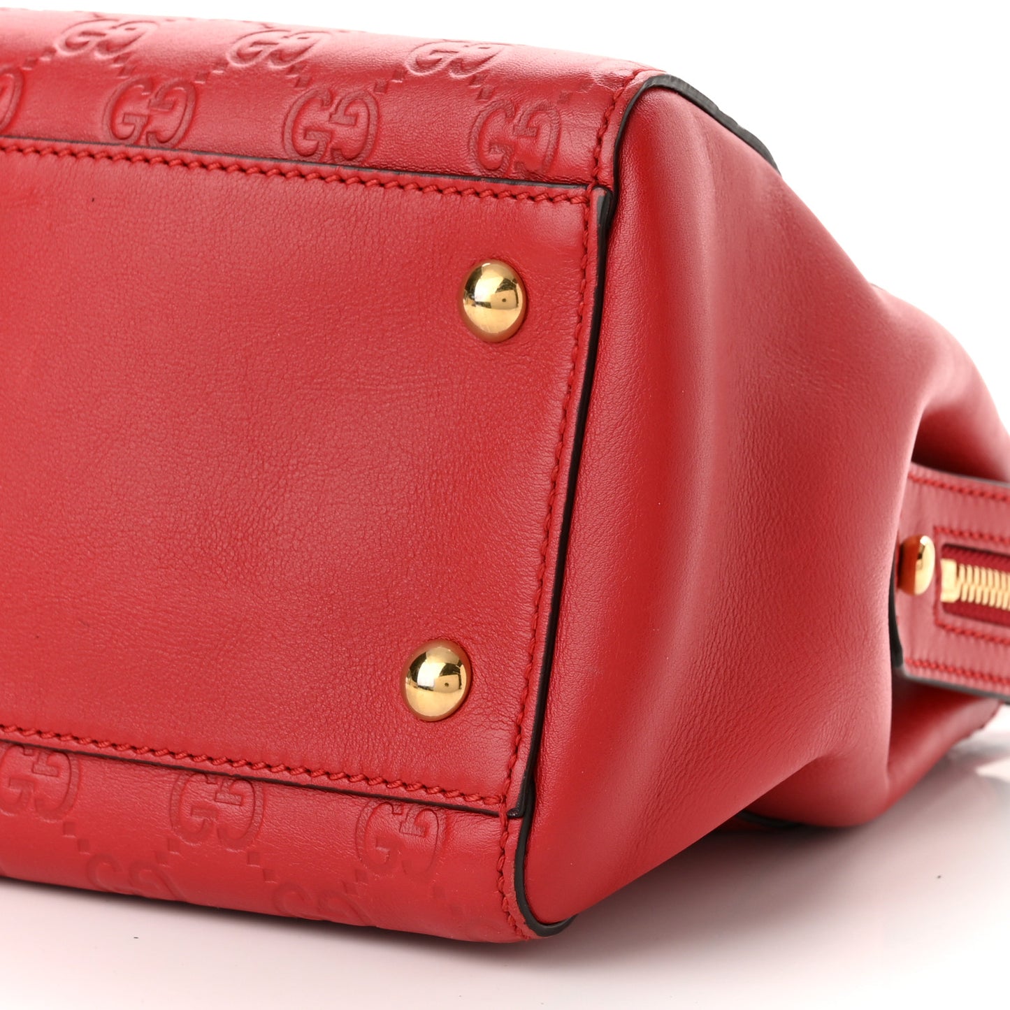 Guccissima Signature Medium Shoulder Tote Bag Red