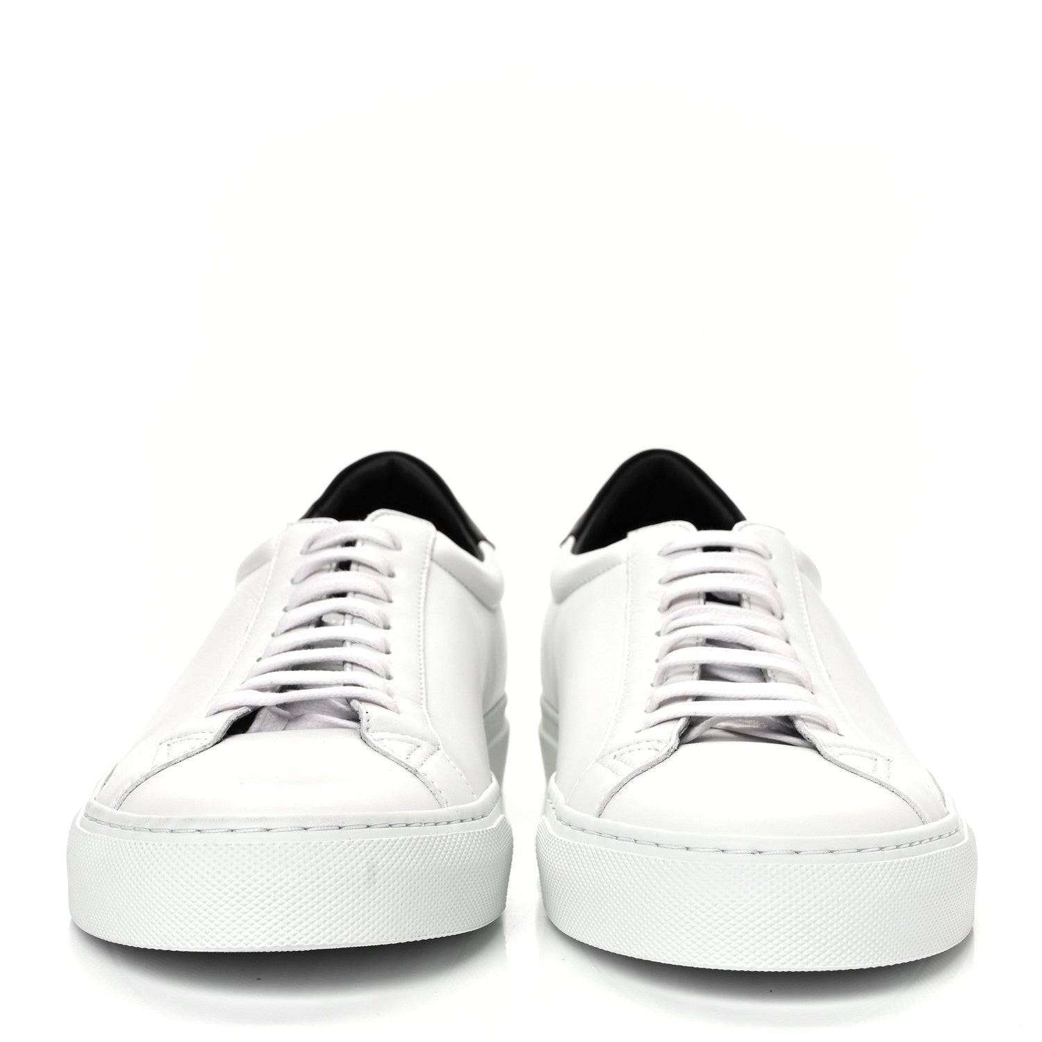 Givenchy Calfskin Womens Urban Street Sneakers 41 White Black 2 of 8