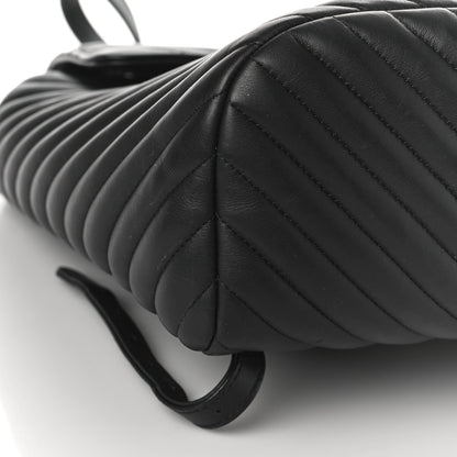 Chanel Calfskin Chevron Quilted Large Urban Spirit Backpack Black 7 of 9