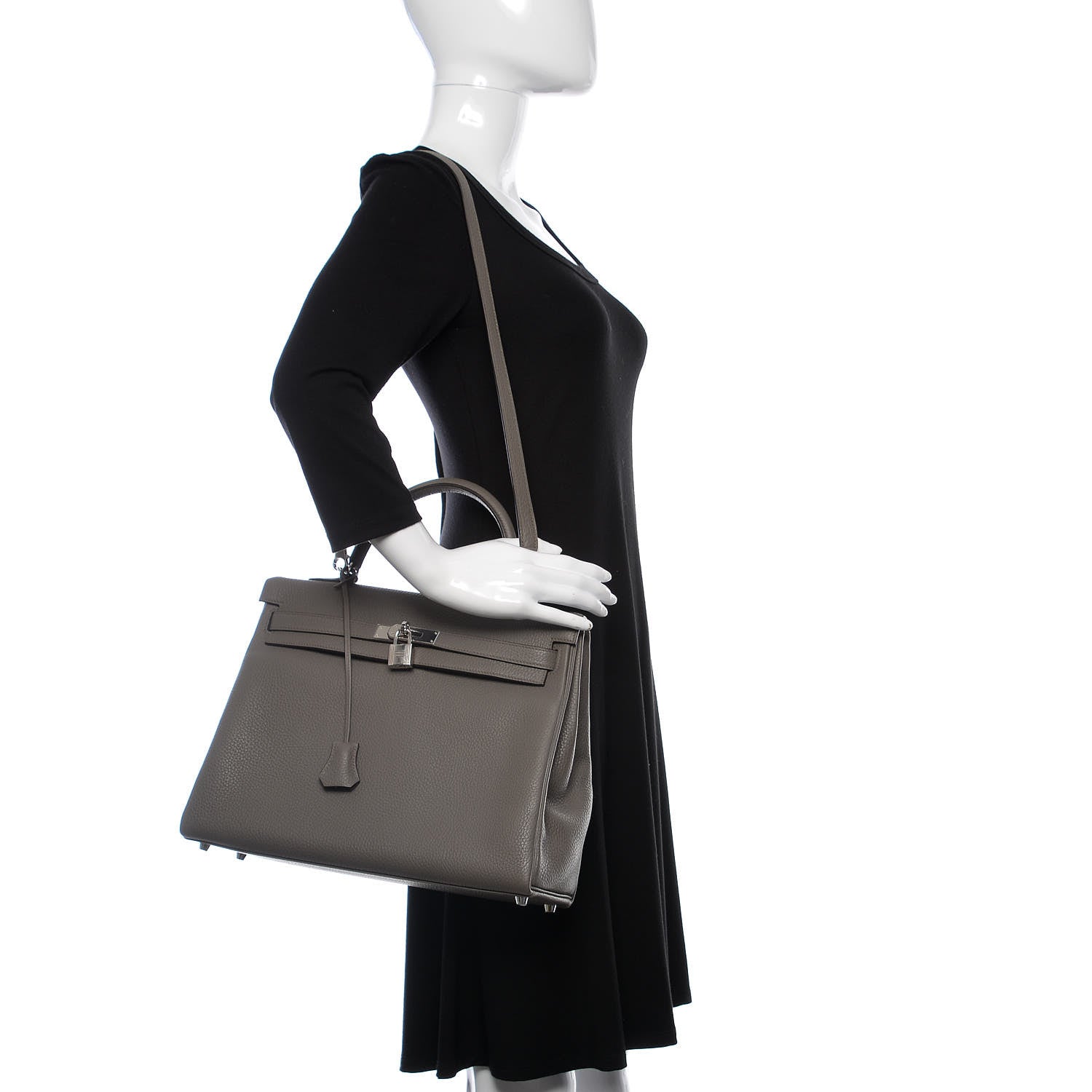 Hermes Togo Kelly Retourne 35 Etain 2 of 44