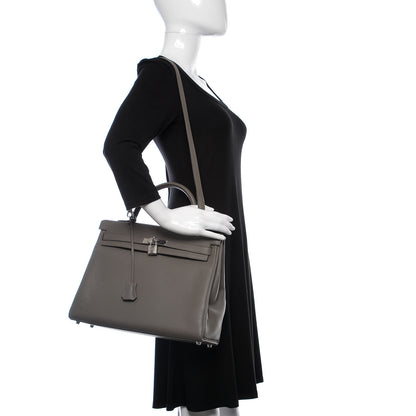 Hermes Togo Kelly Retourne 35 Etain 2 of 44