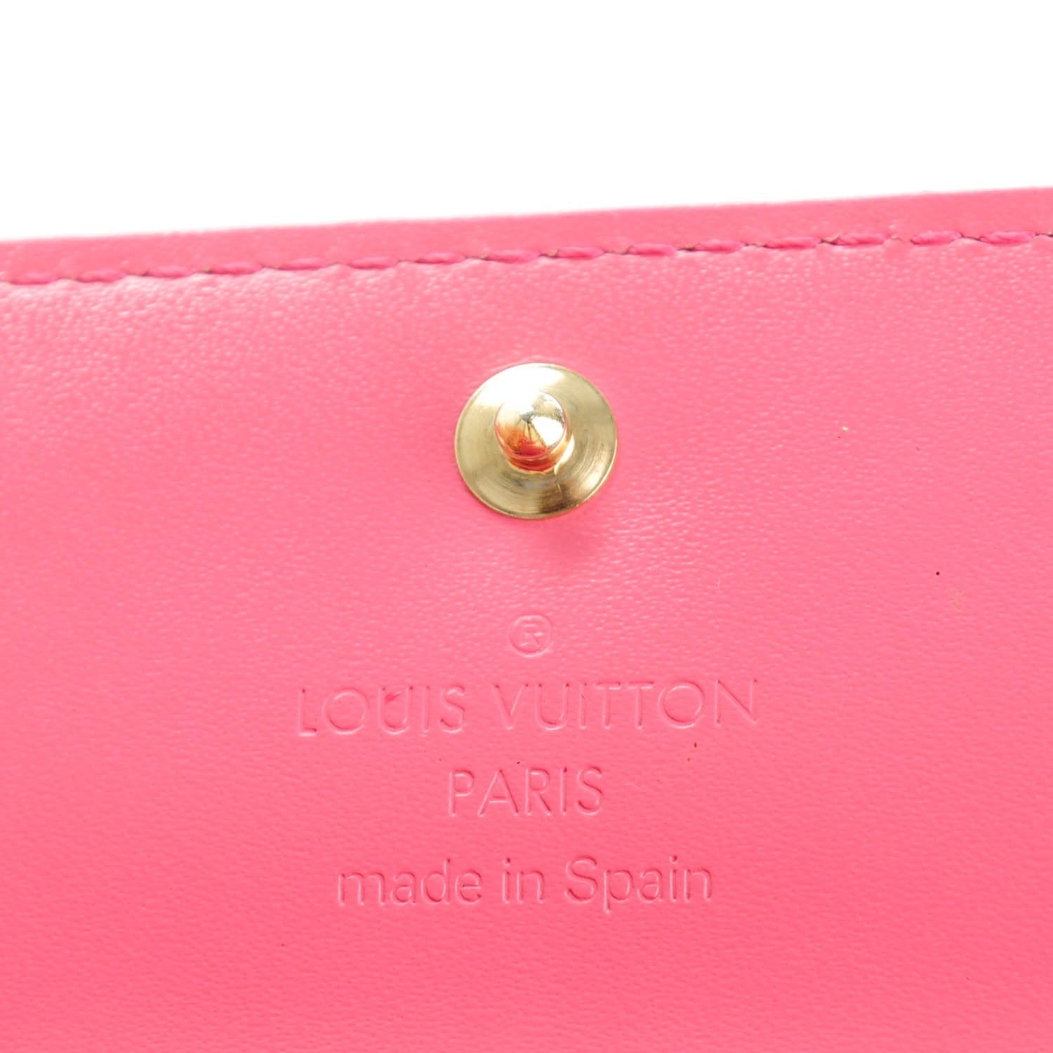 Louis Vuitton Vernis Multicles 4 Key Holder Framboise 6 of 7