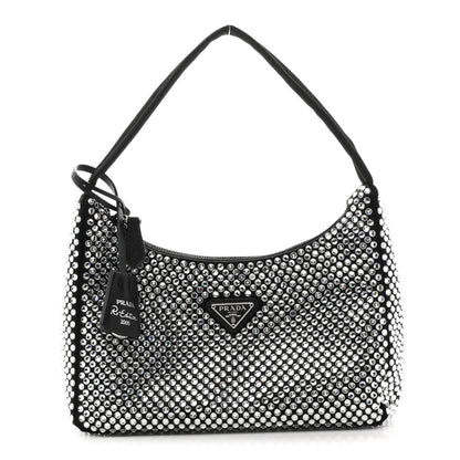 Prada Satin Crystal Mini Re-Edition 2000 Bag Cristal 1 of 10