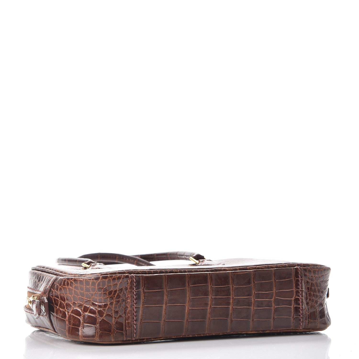 Hermes Shiny Alligator Plume Elan 22 Miel 4 of 8