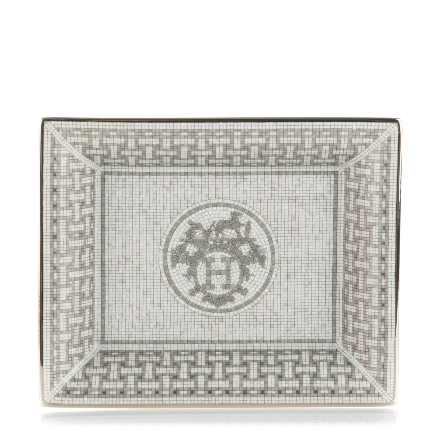 Porcelain Mosaique Au 24 Platine Change Tray