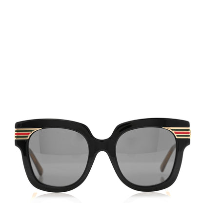 Gucci Acetate Square Frame Web Sunglasses GG0281SA Black 2 of 8