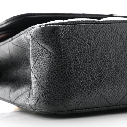 Chanel Caviar Quilted Medium Double Flap Black 9 of 11
