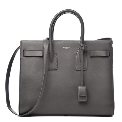 Saint Laurent Calfskin Small Sac De Jour Earth 1 of 11