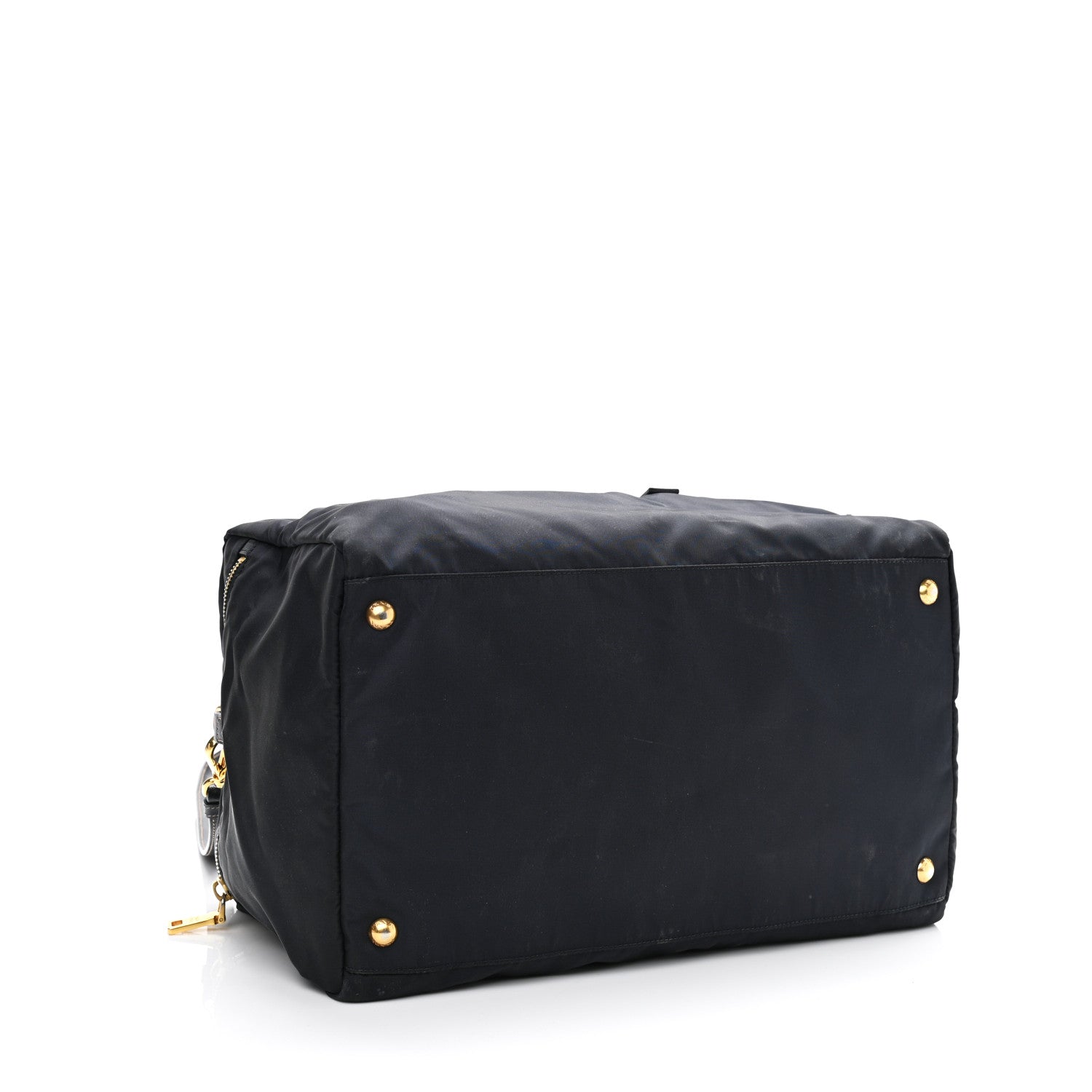 Prada Tessuto Nylon Saffiano Weekender Baltico 3 of 10