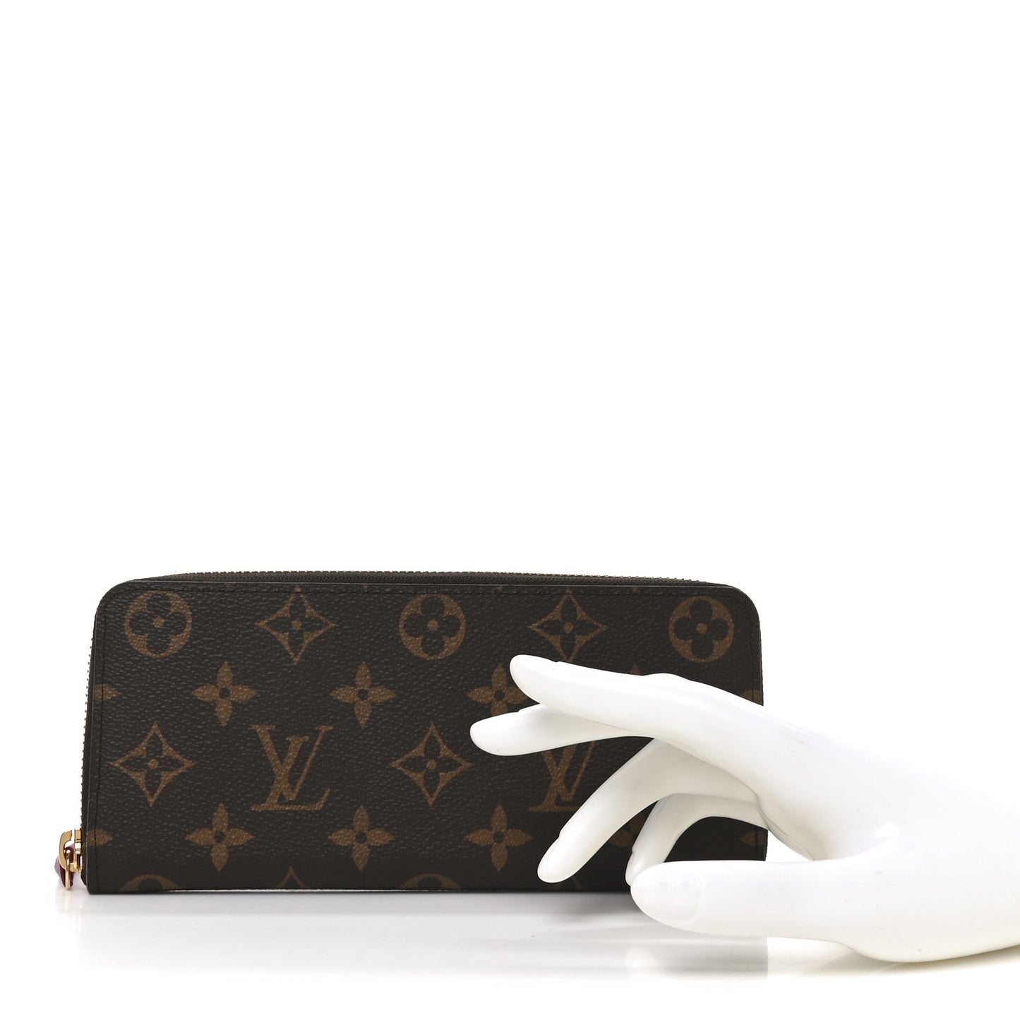 Monogram Clemence Wallet Fuchsia