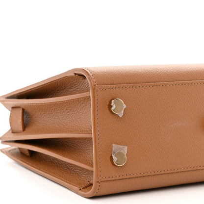 Saint Laurent Grained Calfskin Nano Sac De Jour Cinnamon 9 of 12