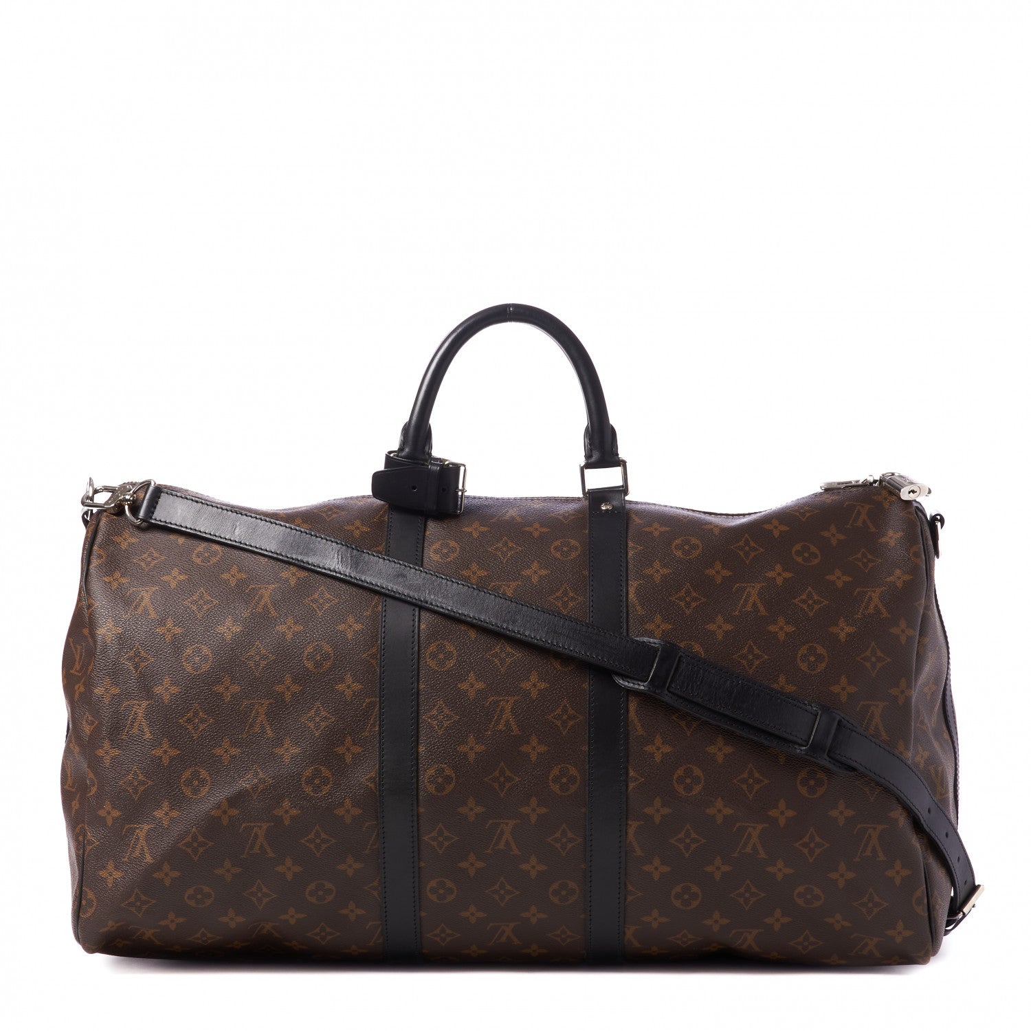 Louis Vuitton Monogram Macassar Keepall Bandouliere 55 1 of 11