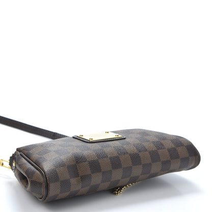 Louis Vuitton Damier Ebene Eva Clutch 3 of 10