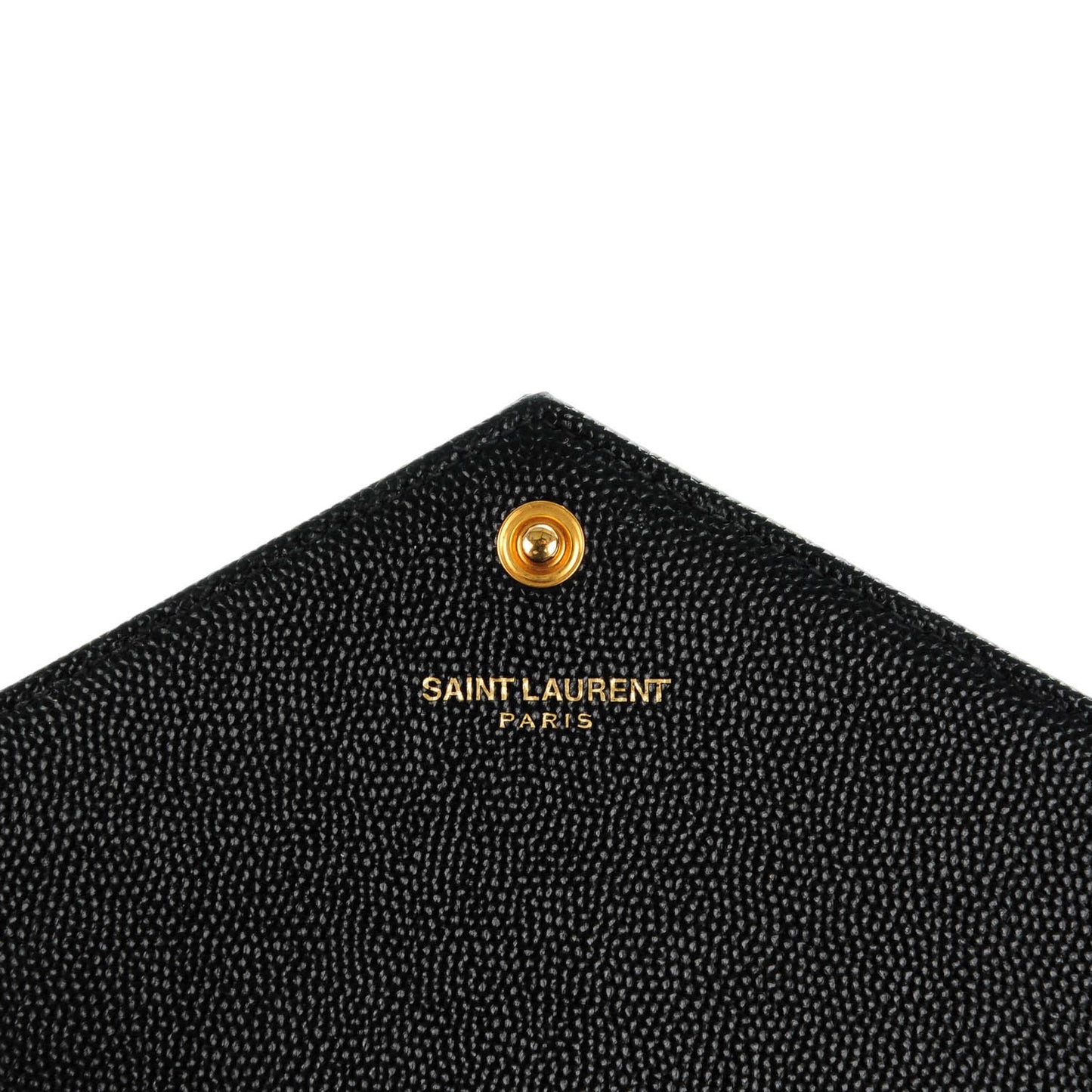 Grain De Poudre Matelasse Chevron Monogram Chain Wallet Black