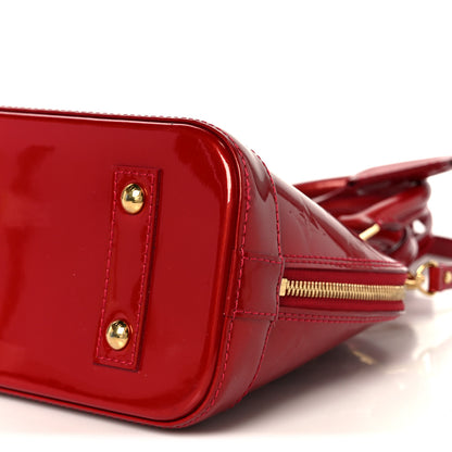 Louis Vuitton Vernis Alma BB Pomme D'Amour 11 of 11