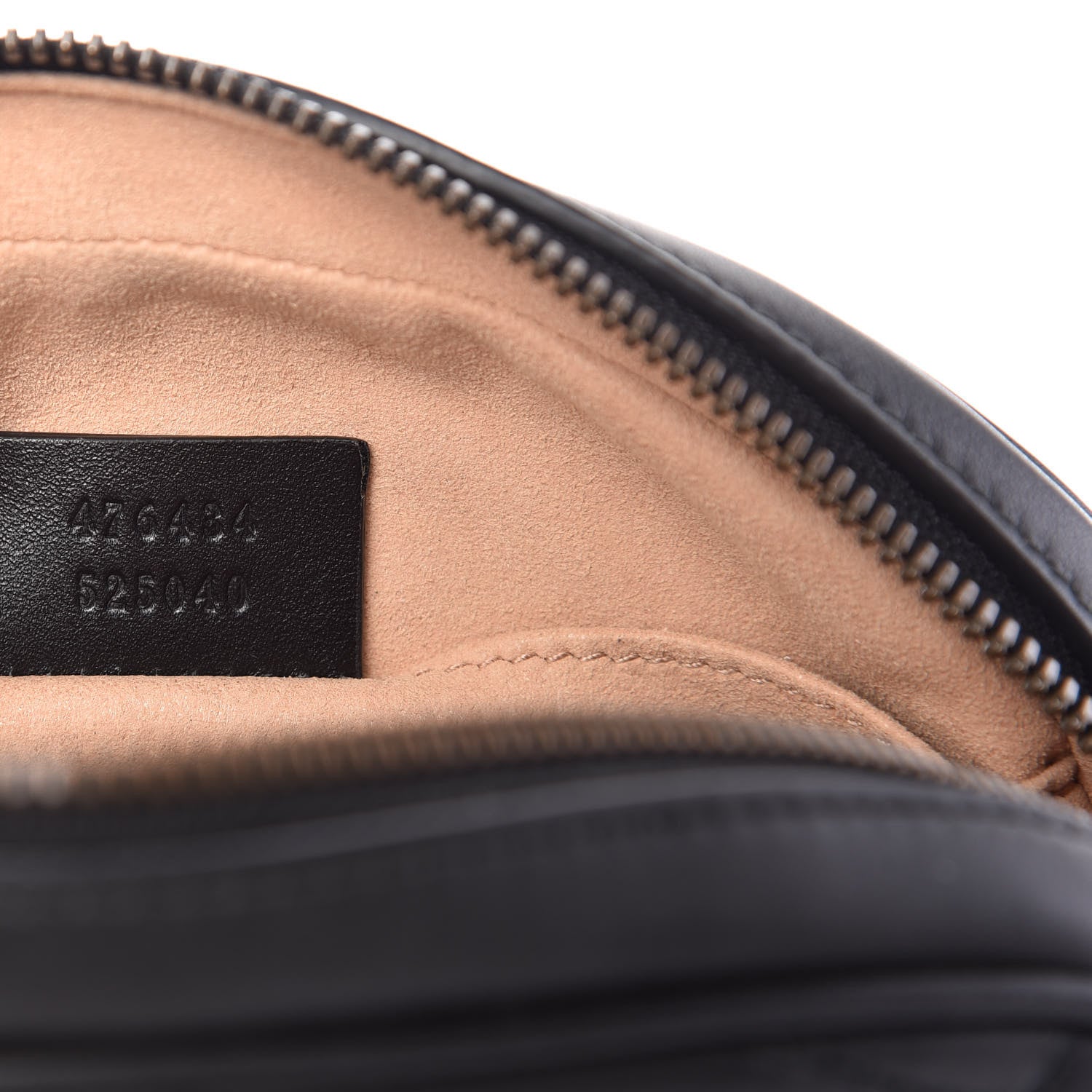 Gucci Calfskin Matelasse GG Marmont Belt Bag 85 34 Black 9 of 11