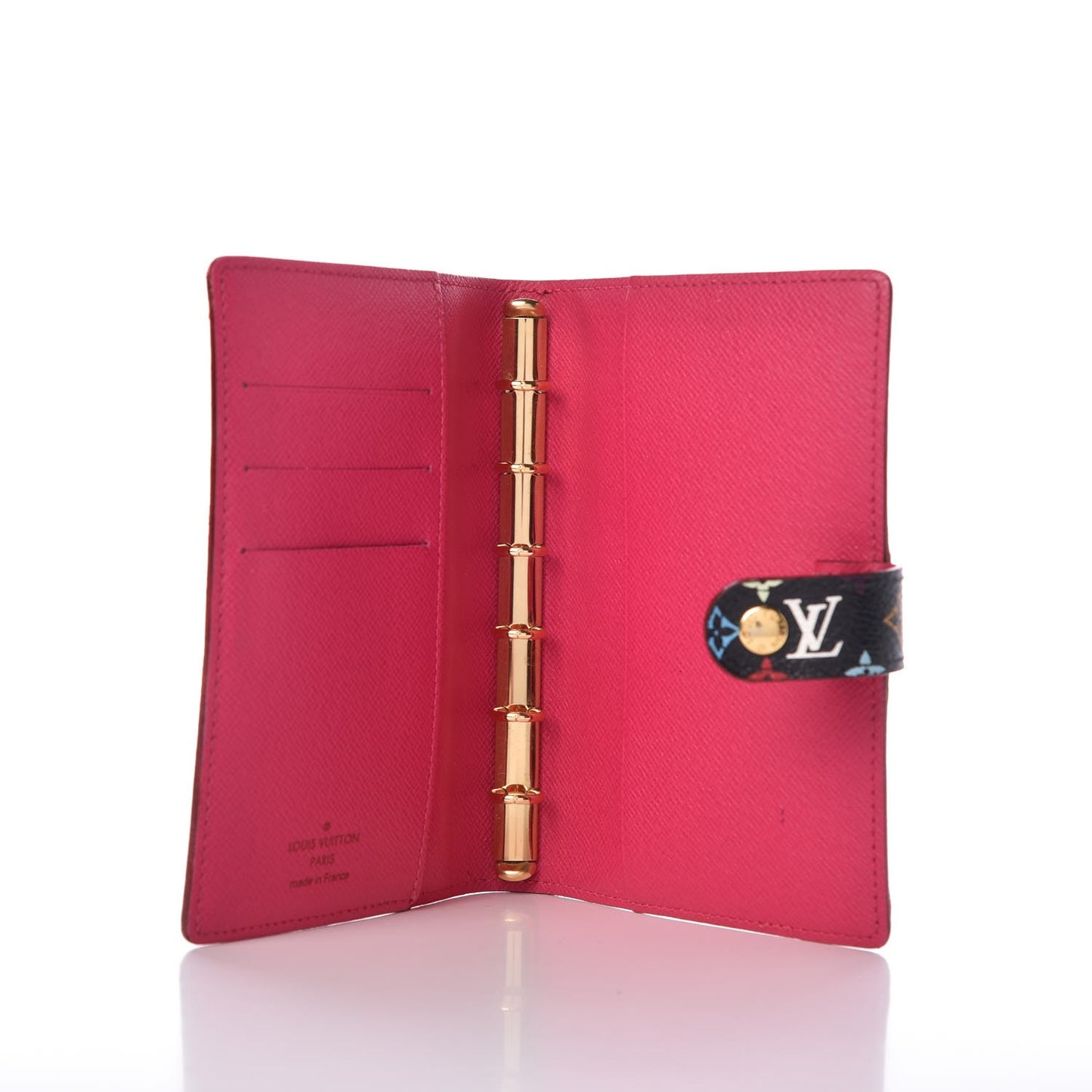 Monogram Multicolor Small Ring Agenda Cover Black Grenade