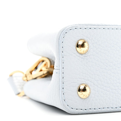 Louis Vuitton LV X TM Taurillon Capucines East West Mini Olympe Blue 8 of 9