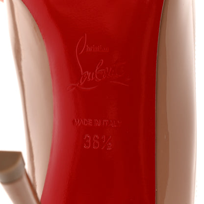 Christian Louboutin Patent Merci Allen 85 Pumps 36.5 Nude 7 of 8