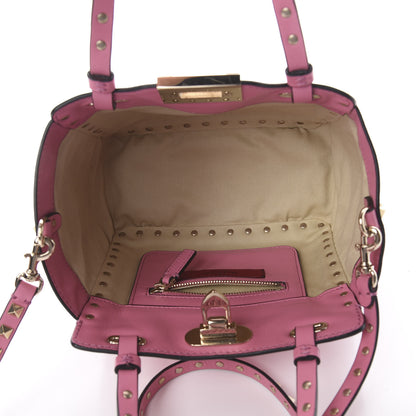 Valentino Garavani Vitello Mini Rockstud Tote Ninphea 4 of 8