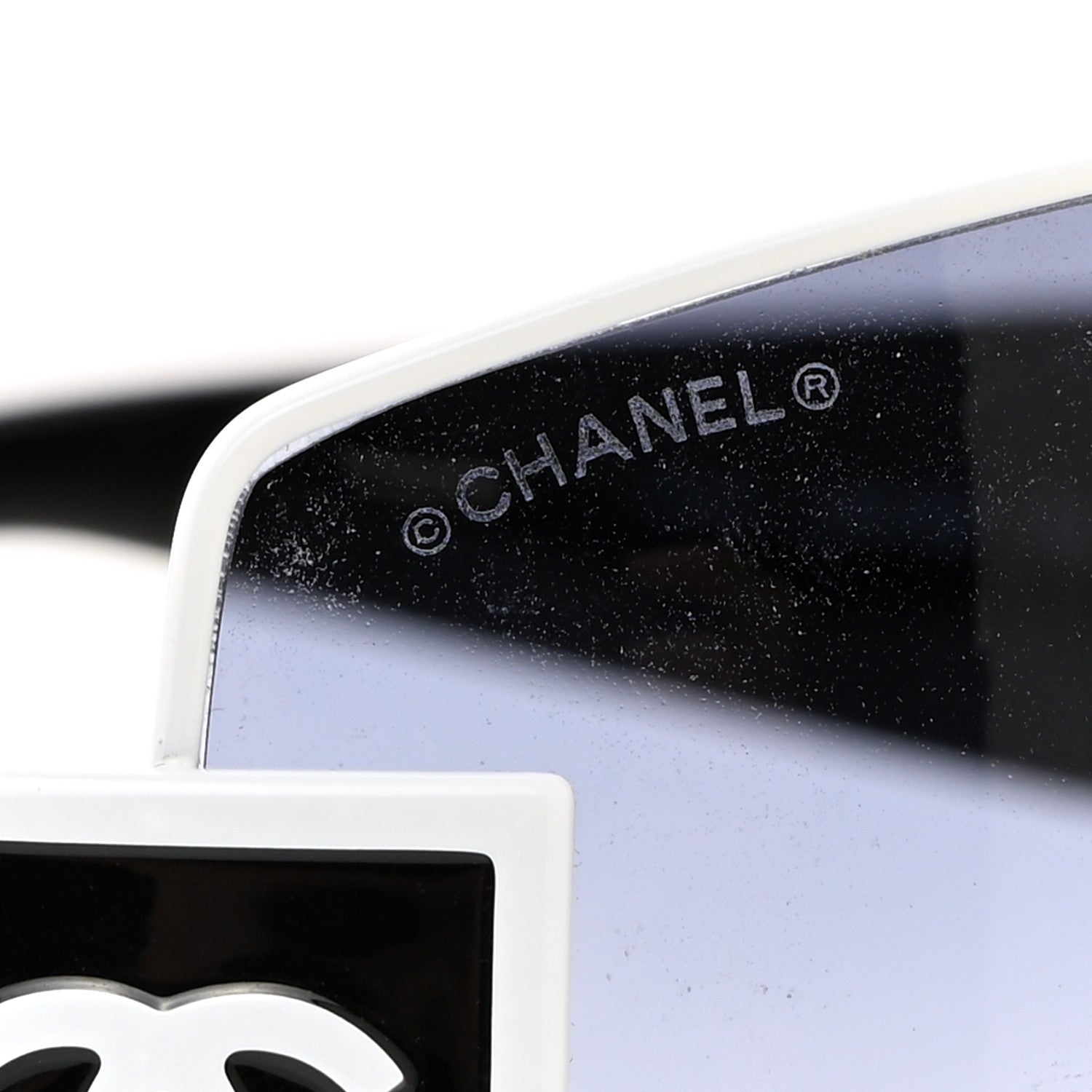 Chanel CC Sunglasses 4114 Black White 7 of 8