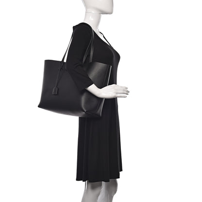 Saint Laurent Calfskin Large Shopping Tote Black 2 of 14