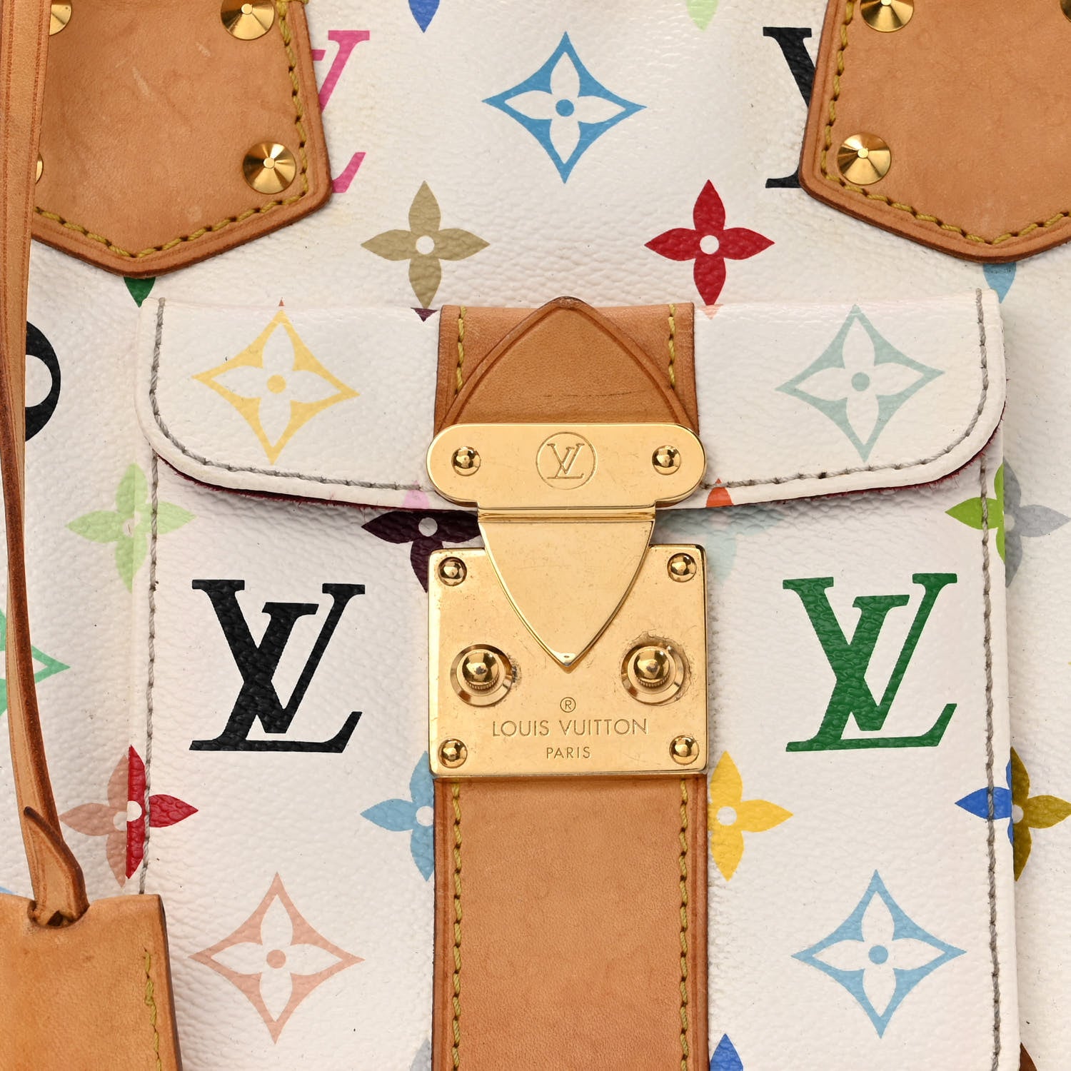 Louis Vuitton Monogram Multicolor Speedy 30 White 8 of 15
