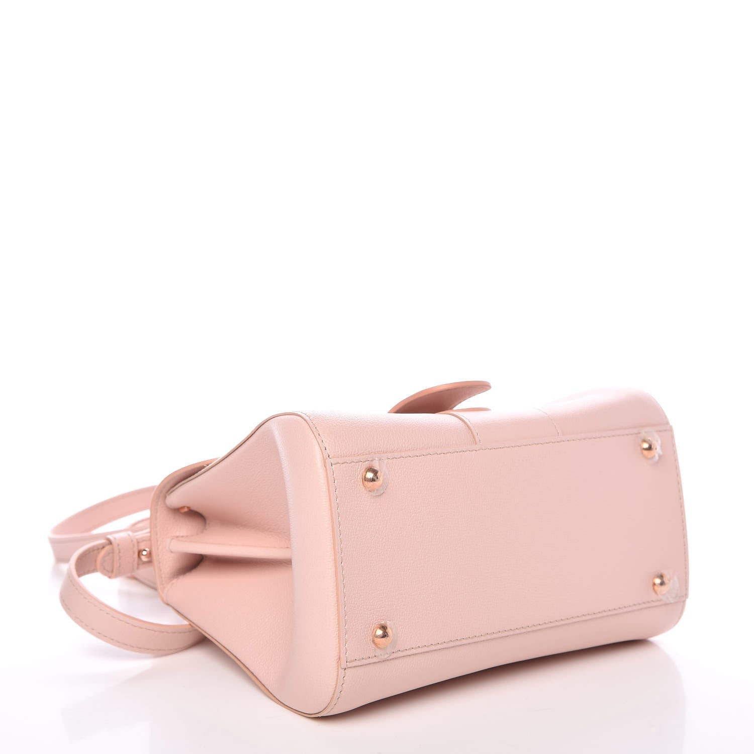 Delvaux Grained Calfskin Mini Brillant Satchel Light Pink 5 of 9