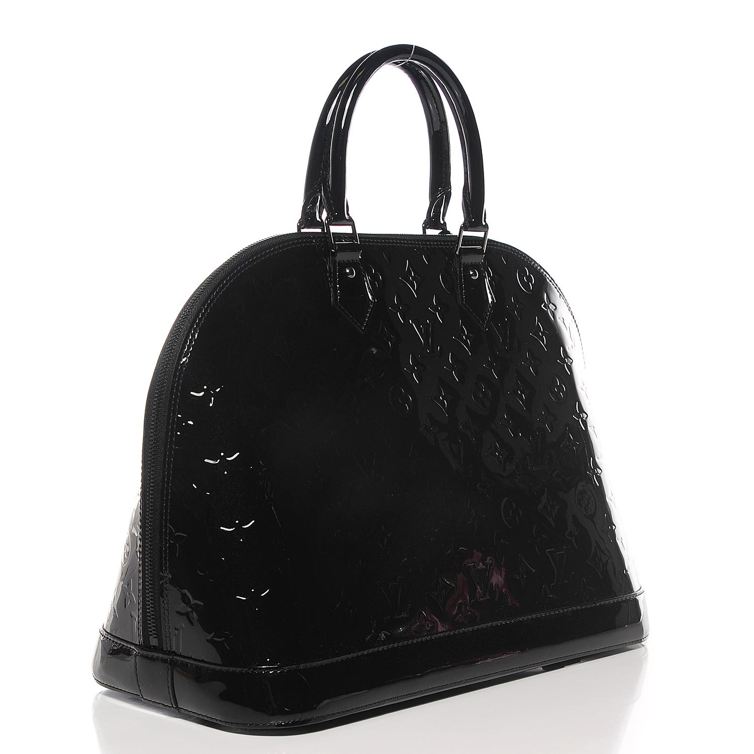 Louis Vuitton Vernis Alma GM Noir Magnetique 3 of 7