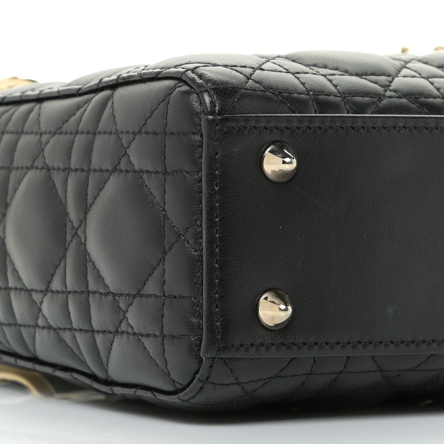 Lambskin Cannage Small My ABCDior Lady Dior Black
