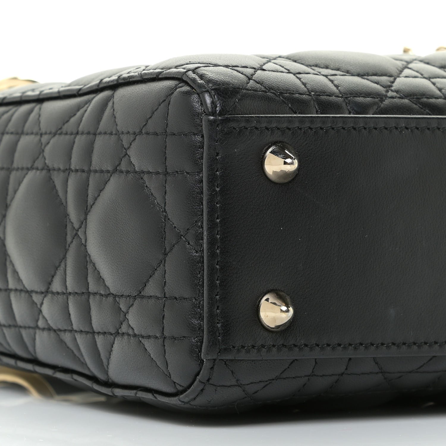 Christian Dior Lambskin Cannage Small My ABCDior Lady Dior Black 5 of 13