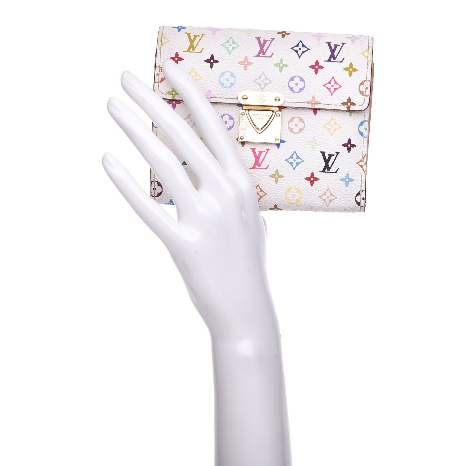 Louis Vuitton Monogram Multicolor Koala Wallet White 2 of 12