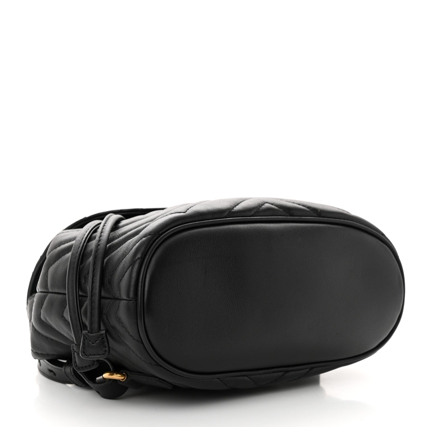 Gucci Calfskin Matelasse GG Marmont Flap Backpack Black 4 of 11