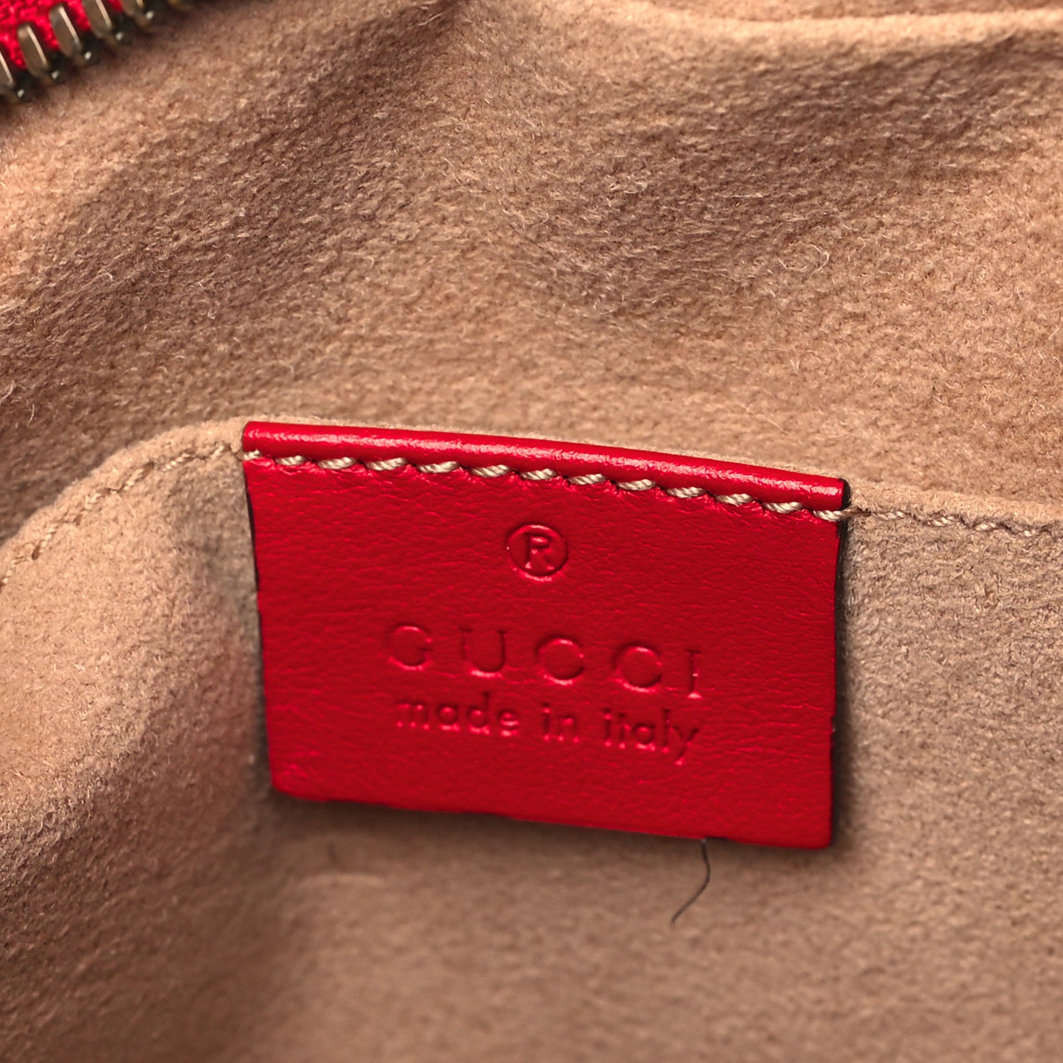Gucci Calfskin Matelasse Small GG Marmont Chain Shoulder Bag Hibiscus Red 6 of 11