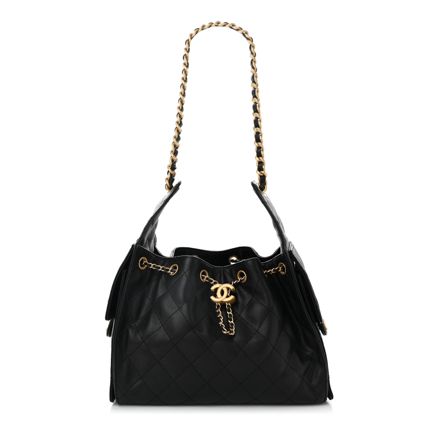 Chanel Caviar Quilted Small Chanel 25 Handbag Black 1 of 10