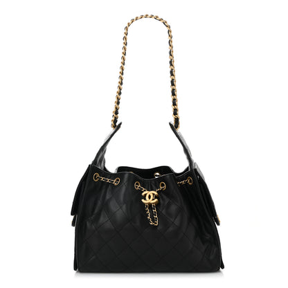 Chanel Caviar Quilted Small Chanel 25 Handbag Black 1 of 10