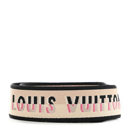 Louis Vuitton Jacquard Speedy Bandouliere 20 Shoulder Strap Black 2 of 3
