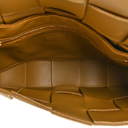 Bottega Veneta Lambskin Maxi Intrecciato Cassette Crossbody Bag Acorn 5 of 8