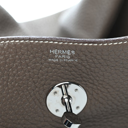 Hermes Taurillon Clemence Lindy 30 Etoupe 5 of 10