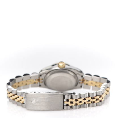 Rolex Stainless Steel 18K Yellow Gold 26mm Oyster Perpetual Date Watch Champagne 6917 4 of 7