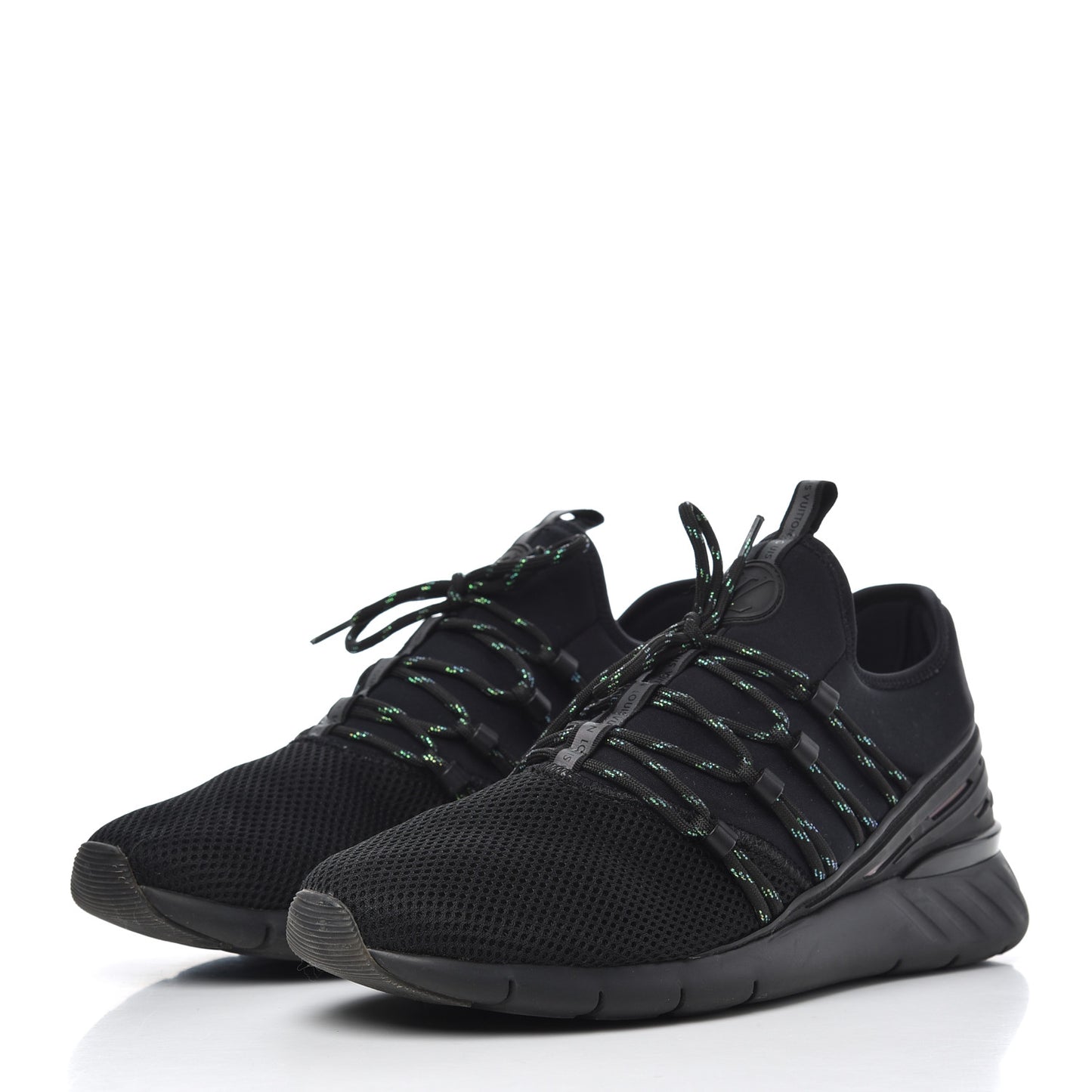 Neoprene Mesh Rubber Fastlane Low Sneakers 7.5 Black