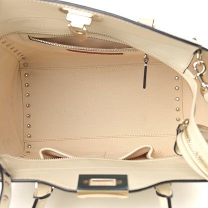 Valentino Garavani Vitello Small Rockstud Double Handle Tote Ivory 7 of 12