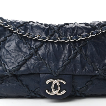 Chanel Calfskin Medium Ultra Stitch Flap Navy 10 of 10