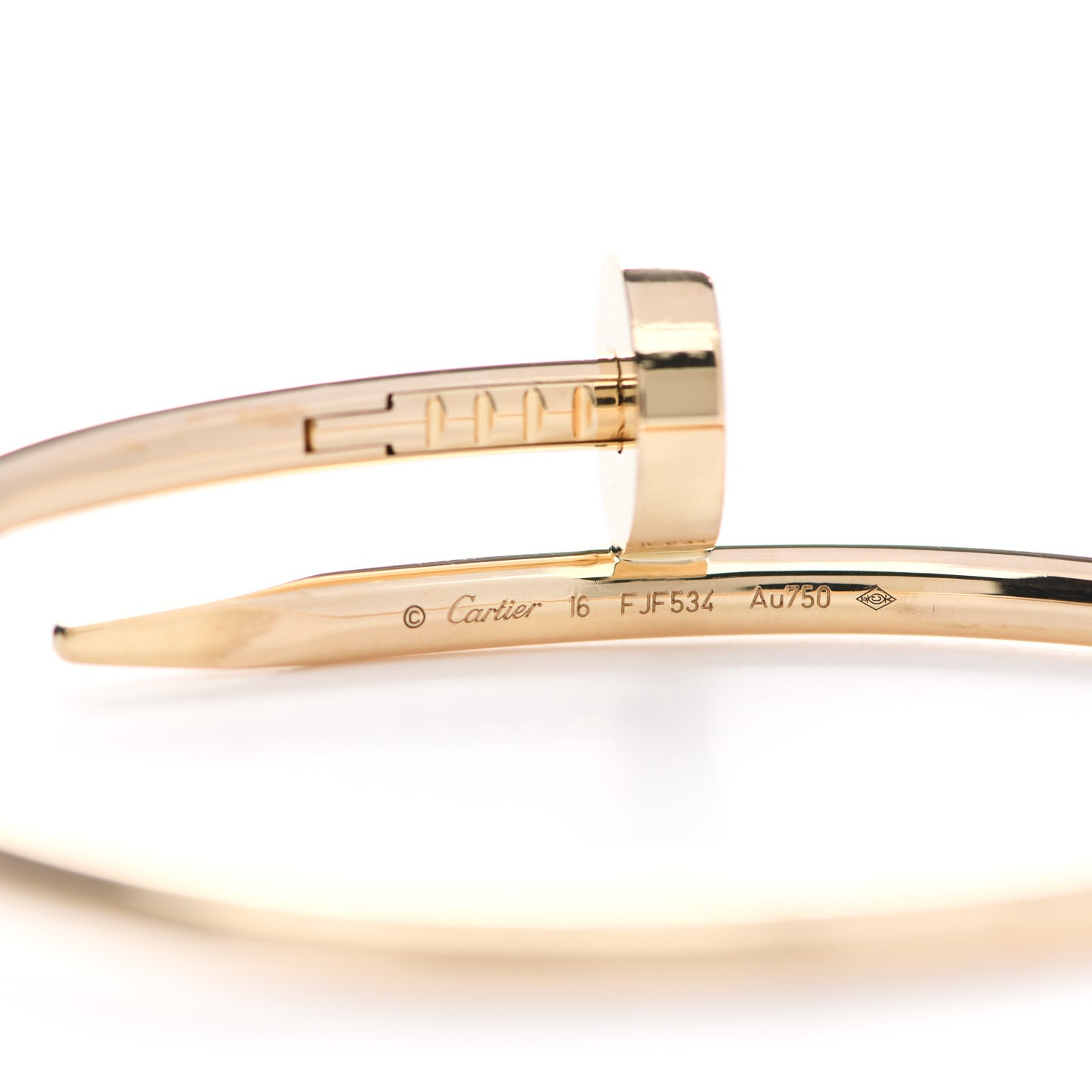 18K Yellow Gold Juste Un Clou Bracelet 16