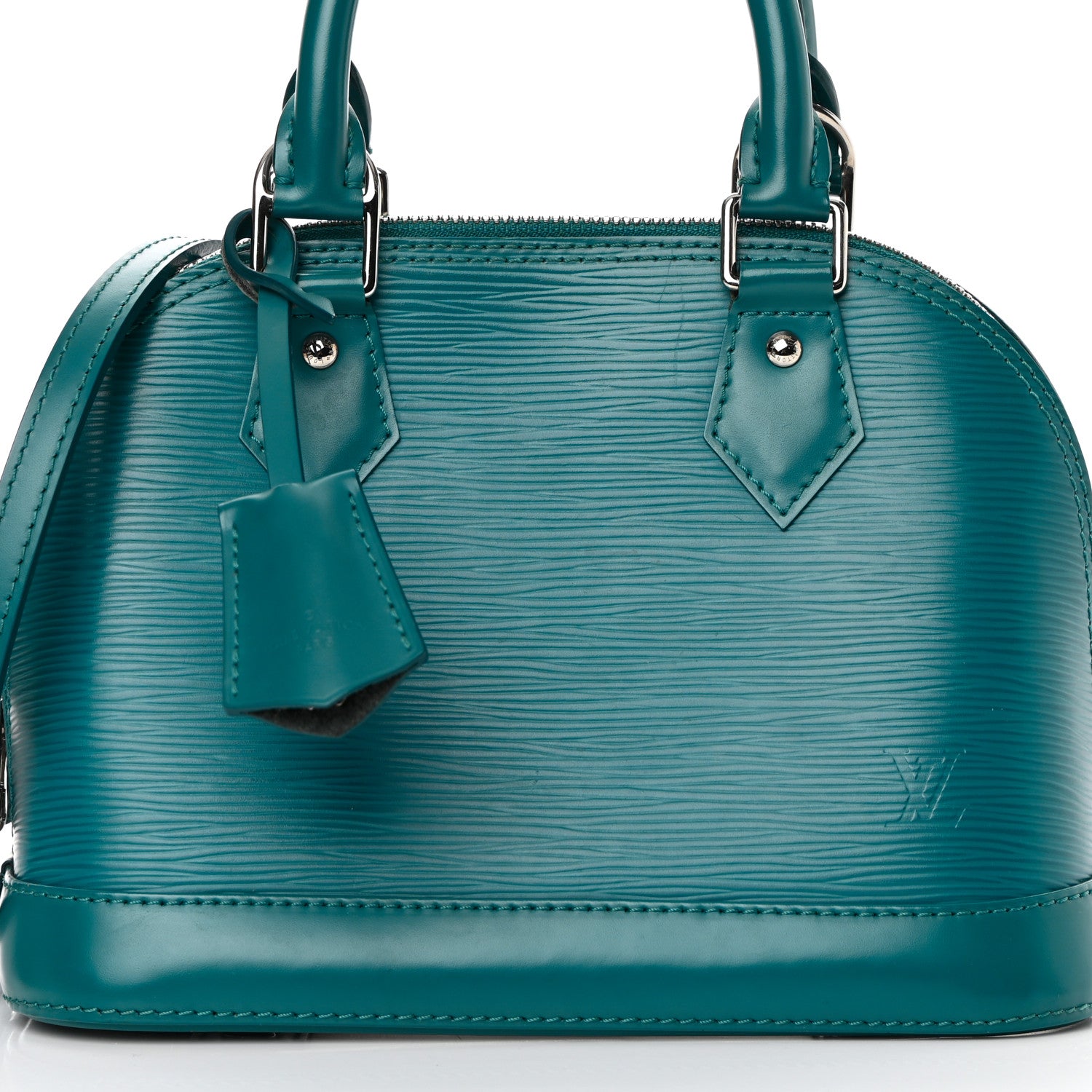 Louis Vuitton Epi Alma BB Cyan 7 of 13