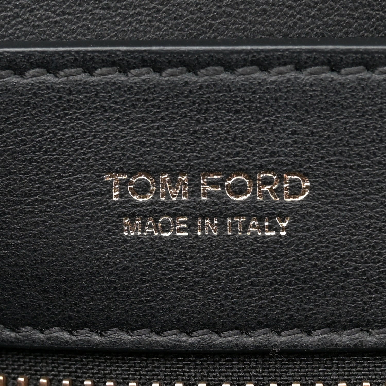 Tom Ford Grained Calfskin Medium Sienna Crossbody Bag Black 6 of 12