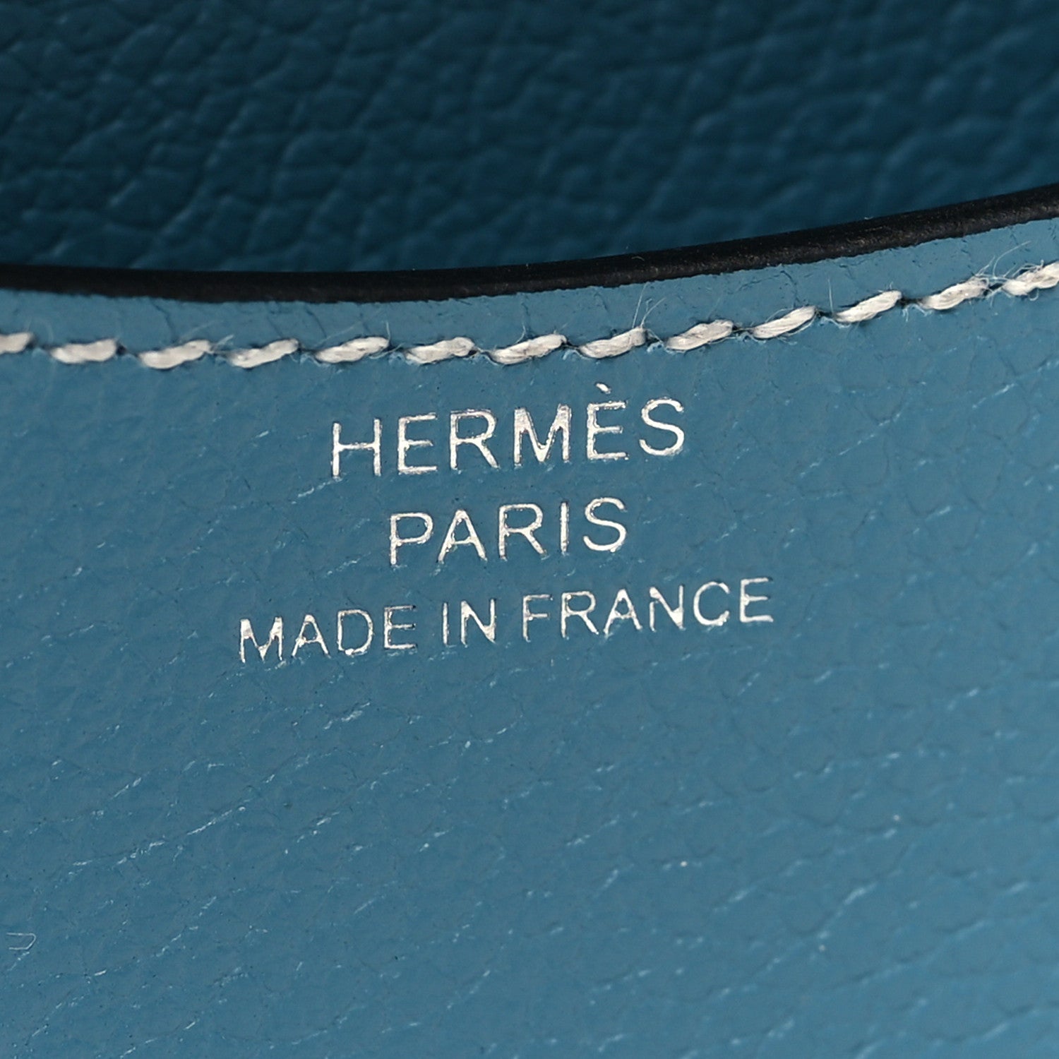 Hermes Evercolor Constance Slim Wallet Blue Jean 8 of 11