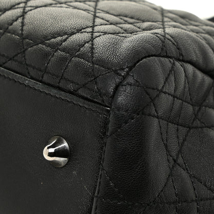 Christian Dior Lambskin Cannage Large Dior Soft Shopping Tote Black 12 of 22