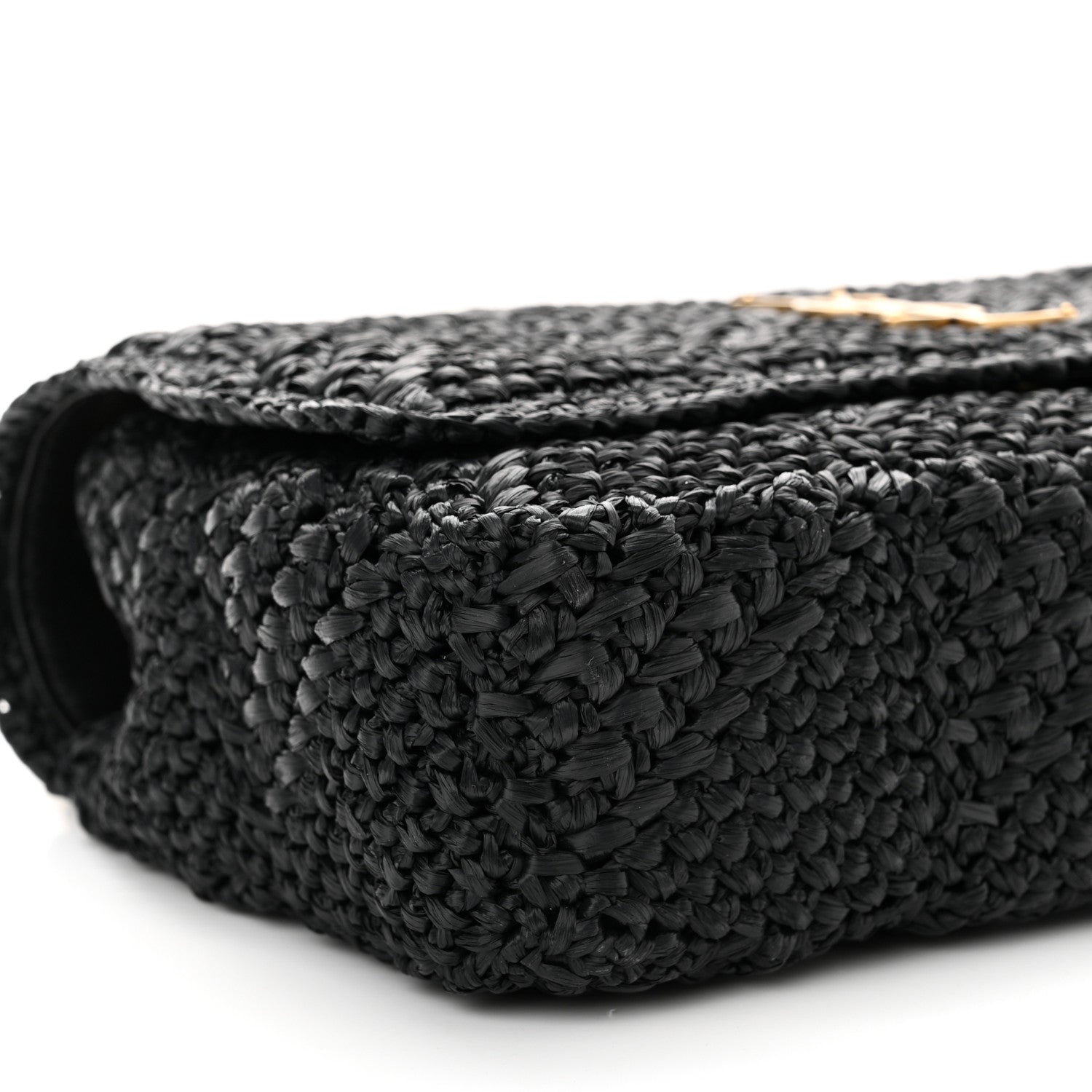 Saint Laurent Raffia Monogram Medium Jamie Black 10 of 11